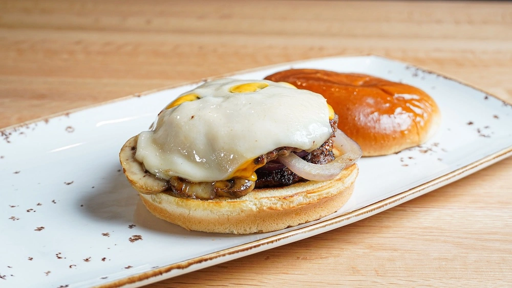 MUSHROOM & SWISS BURGER