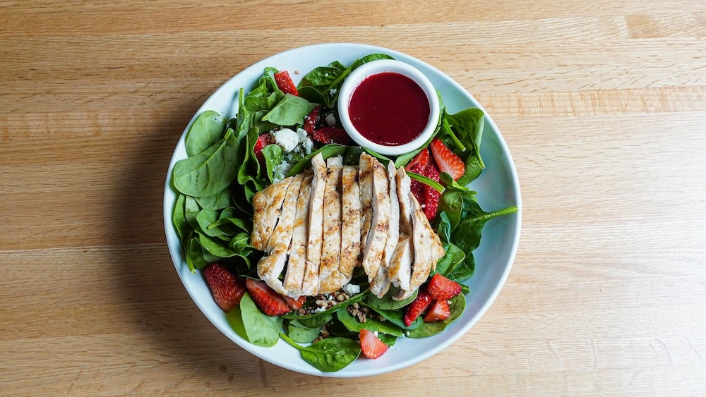 STRAWBERRY SPINACH SALAD