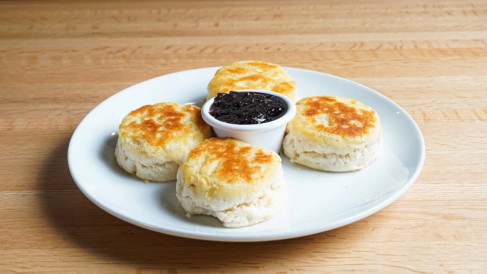 BASKET OF BISCUITS & JAM